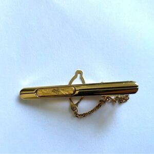 Vintage gold necktie pin